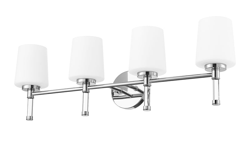 Henri 4 Light 32" Vanity in Chrome