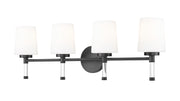 Henri 4 Light 32" Vanity in Matte Black