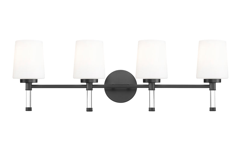 Henri 4 Light 32" Vanity in Matte Black