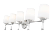 Henri 5 Light 42" Vanity in Brushed Nickel