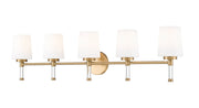 Henri 5 Light 42" Vanity in Modern Gold