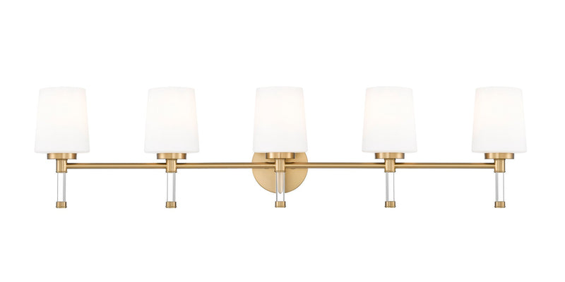 Henri 5 Light 42" Vanity in Modern Gold