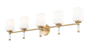 Henri 5 Light 42" Vanity in Modern Gold