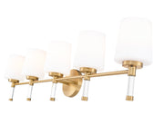 Henri 5 Light 42" Vanity in Modern Gold