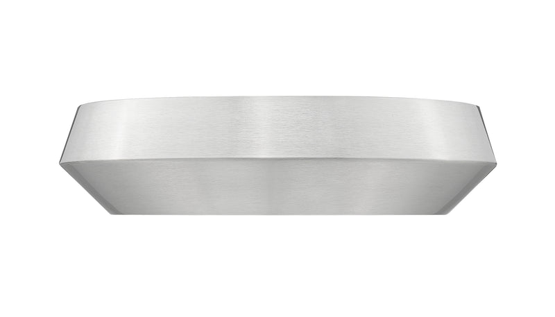Quasars 1 Light 12" Flush Mount in Brushed Nickel