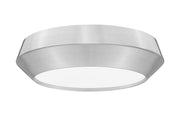 Quasars 1 Light 12" Flush Mount in Brushed Nickel