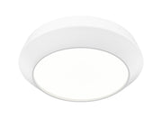 Quasars 1 Light 12" Flush Mount in Matte White