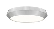 Quasars 1 Light 16" Flush Mount in Brushed Nickel
