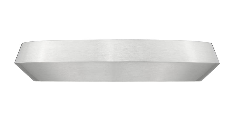 Quasars 1 Light 16" Flush Mount in Brushed Nickel