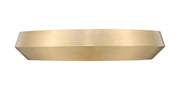 Quasars 1 Light 16" Flush Mount in Modern Gold