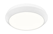 Quasars 1 Light 16" Flush Mount in Matte White