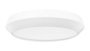 Quasars 1 Light 16" Flush Mount in Matte White