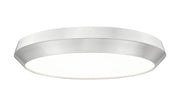 Quasars 1 Light 20" Flush Mount in Brushed Nickel