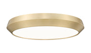 Quasars 1 Light 20" Flush Mount in Modern Gold