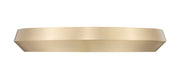 Quasars 1 Light 20" Flush Mount in Modern Gold
