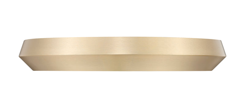 Quasars 1 Light 20" Flush Mount in Modern Gold