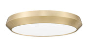 Quasars 1 Light 20" Flush Mount in Modern Gold