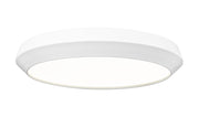 Quasars 1 Light 20" Flush Mount in Matte White