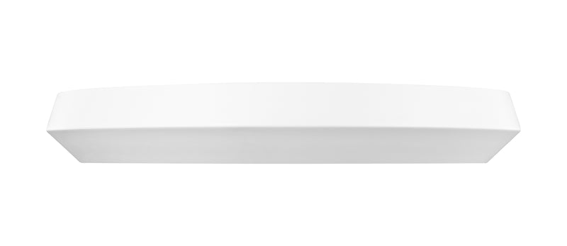 Quasars 1 Light 20" Flush Mount in Matte White