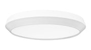Quasars 1 Light 20" Flush Mount in Matte White