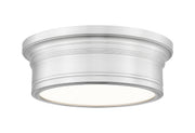 Bentley 1 Light 12" Flush Mount in Brushed Nickel