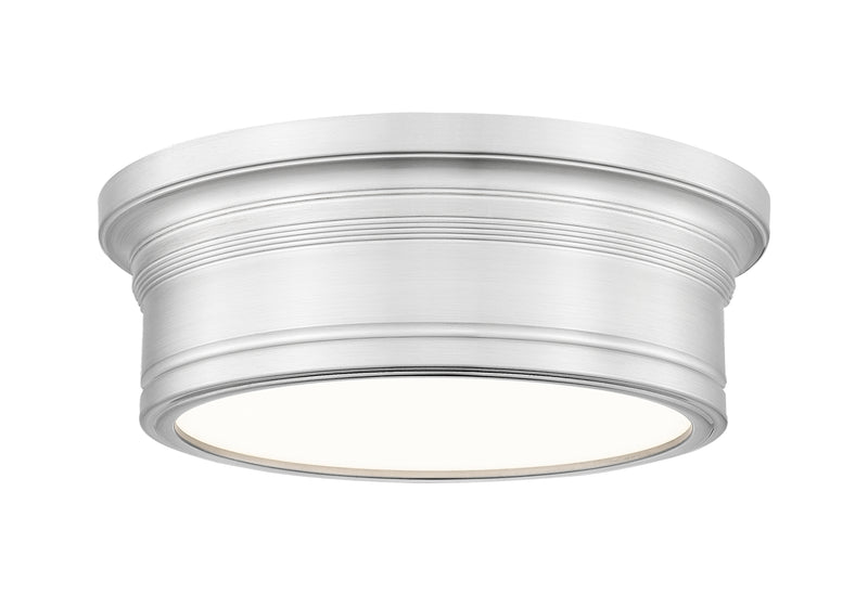 Bentley 1 Light 12" Flush Mount in Brushed Nickel