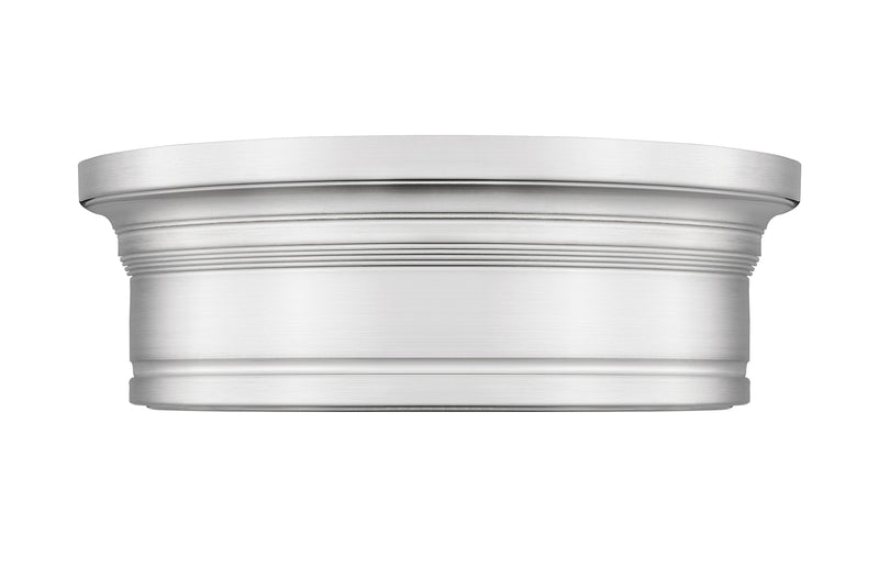 Bentley 1 Light 12" Flush Mount in Brushed Nickel