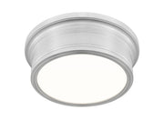 Bentley 1 Light 12" Flush Mount in Brushed Nickel