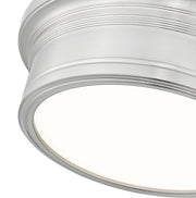 Bentley 1 Light 12" Flush Mount in Brushed Nickel
