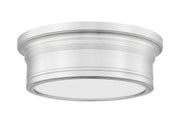 Bentley 1 Light 12" Flush Mount in Brushed Nickel