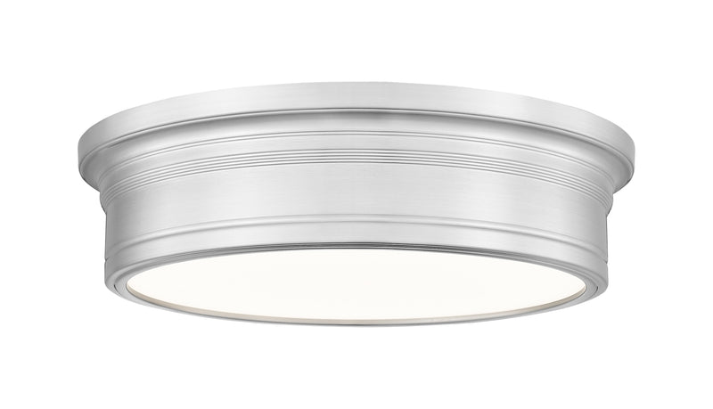 Bentley 1 Light 16" Flush Mount in Brushed Nickel