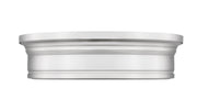 Bentley 1 Light 16" Flush Mount in Brushed Nickel