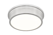 Bentley 1 Light 16" Flush Mount in Brushed Nickel