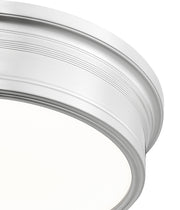 Bentley 1 Light 16" Flush Mount in Brushed Nickel