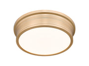 Bentley 1 Light 16" Flush Mount in Modern Gold
