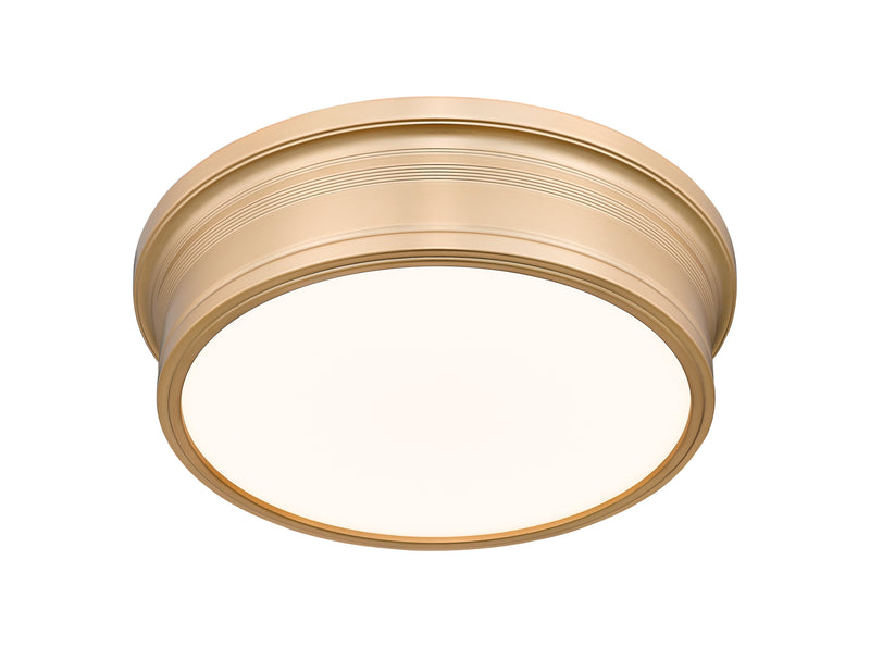 Bentley 1 Light 16" Flush Mount in Modern Gold