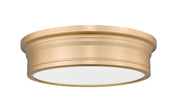 Bentley 1 Light 16" Flush Mount in Modern Gold