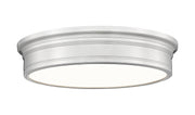 Bentley 1 Light 20" Flush Mount in Brushed Nickel