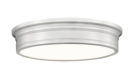 Bentley 1 Light 20" Flush Mount in Brushed Nickel