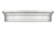 Bentley 1 Light 20" Flush Mount in Brushed Nickel