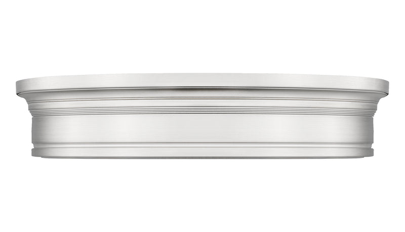 Bentley 1 Light 20" Flush Mount in Brushed Nickel