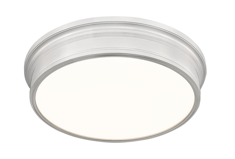 Bentley 1 Light 20" Flush Mount in Brushed Nickel