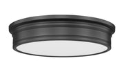 Bentley 1 Light 20" Flush Mount in Matte Black