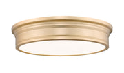Bentley 1 Light 20" Flush Mount in Modern Gold
