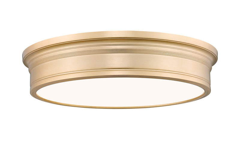 Bentley 1 Light 20" Flush Mount in Modern Gold