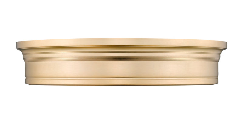 Bentley 1 Light 20" Flush Mount in Modern Gold