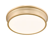 Bentley 1 Light 20" Flush Mount in Modern Gold