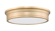 Bentley 1 Light 20" Flush Mount in Modern Gold