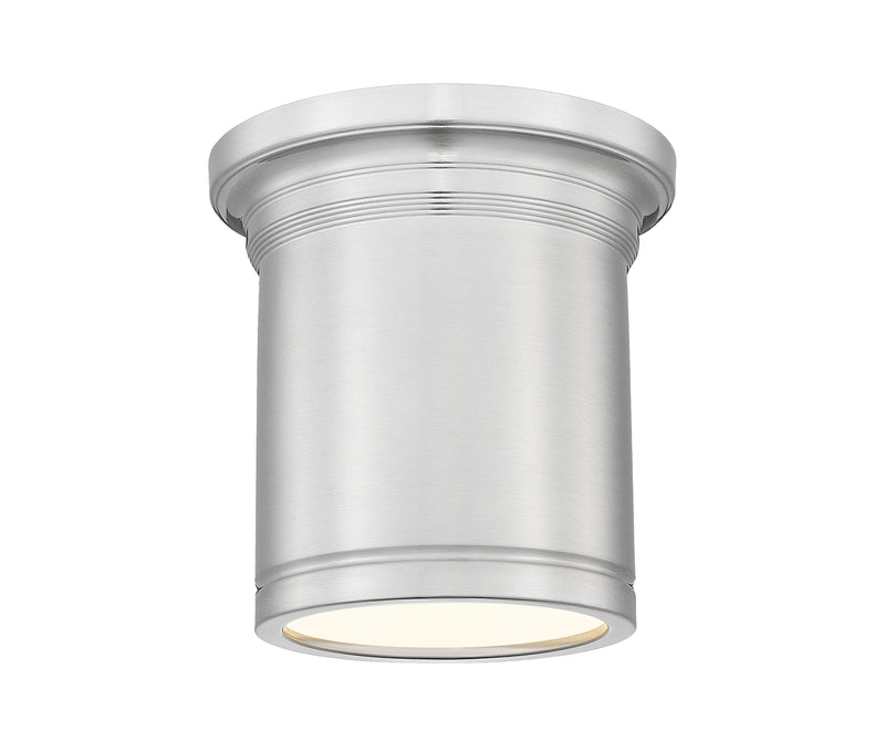Bentley 1 Light 8" Flush Mount in Brushed Nickel