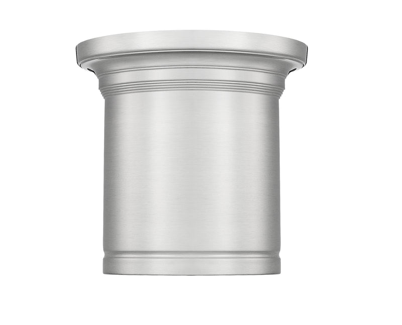 Bentley 1 Light 8" Flush Mount in Brushed Nickel